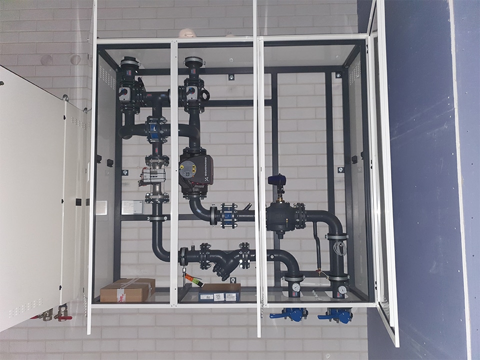 178 plug-and-play warmte- en koude-afleversets voor Westfield Mall of the Netherlands