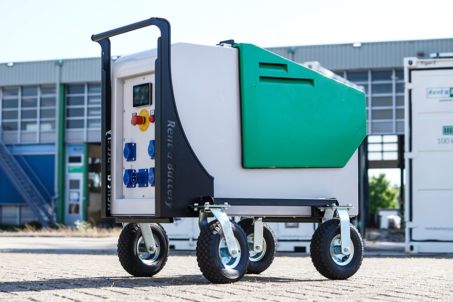 Mobiele energiekar Ren a Battery 7