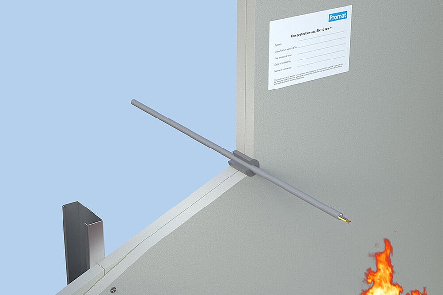 promasealag shaft wall cable one side