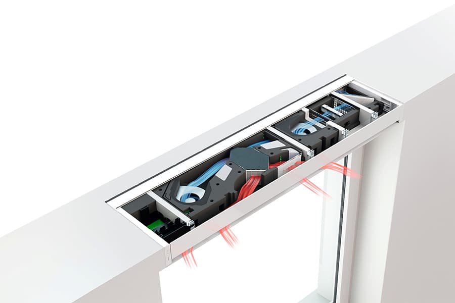 Klimaatplafonds op basis van klei en leem bieden perfecte basis voor decentrale ventilatie 1