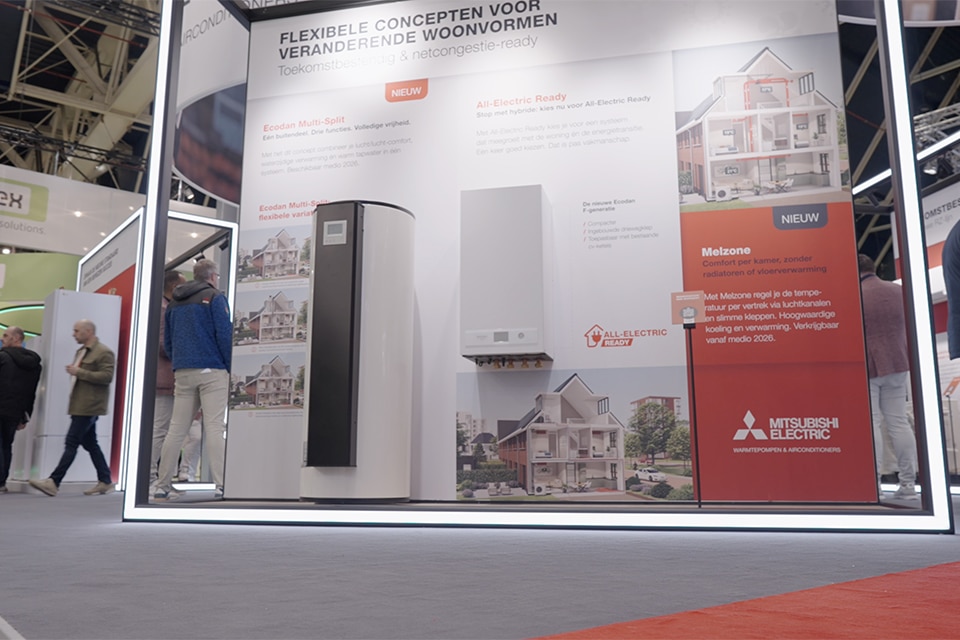Alklima Mitsubishi presenteert duurzame innovaties en slimme totaaloplossingen op de VSK 4