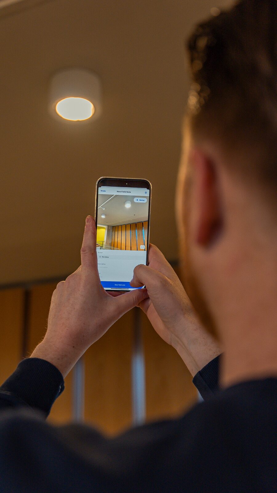 Dankzij de lichtscan kan Maas & Hagoort op elk moment virtueel door het gebouw lopen en de juiste informatie ophalen.